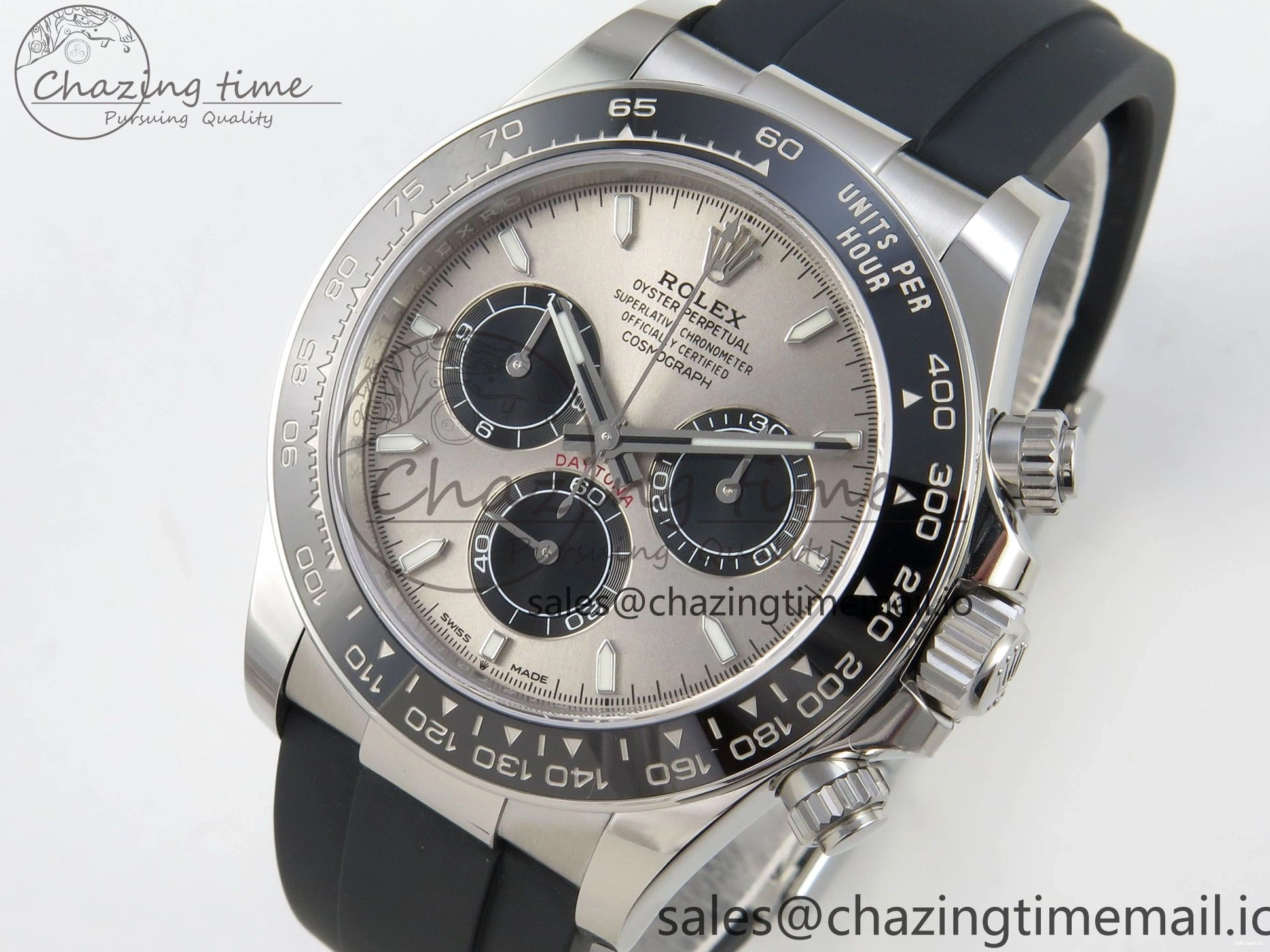 (Weighted) VS4131 V2 Dial Oysterflex 1:1 Strap Edition Black 126519 Daytona Gray on Best VSF 0515